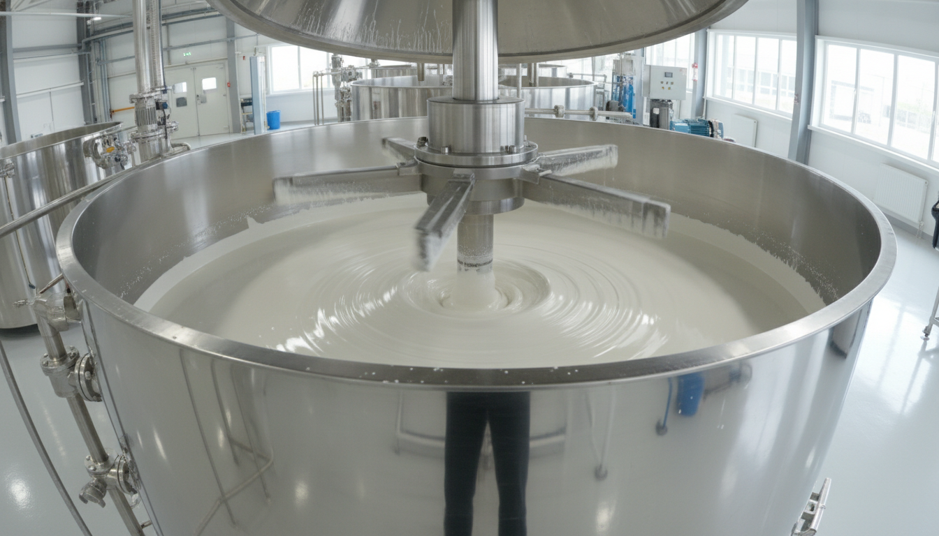 Chất ổn định pH đa chức năng, giúp trung hòa thành phần acid, tối ưu phân tán bột màu