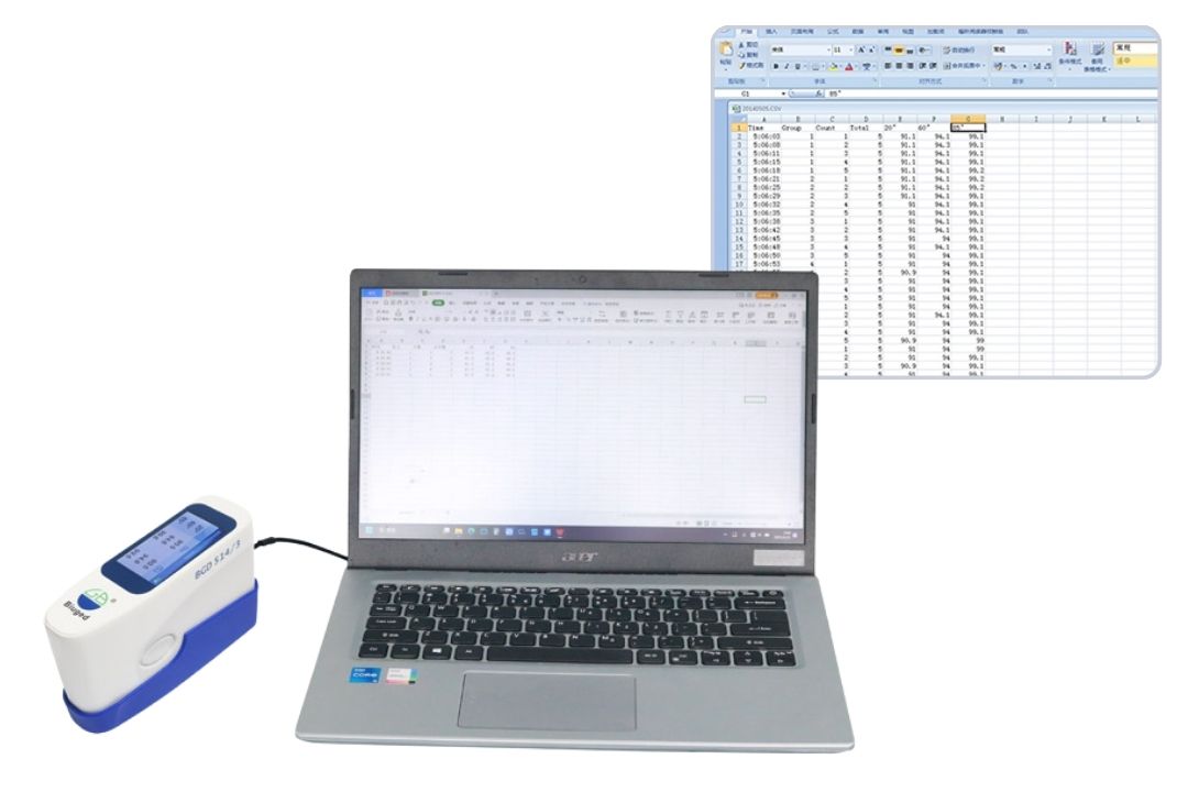 Máy đo độ bóng điện tử cảm ứng (2) Máy đo độ bóng điện tử cảm ứng